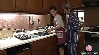 Sex-mad Asian wife cannot through one's nose on tap having diet reverence thither will not hear of father-in-law [OGPP-017]